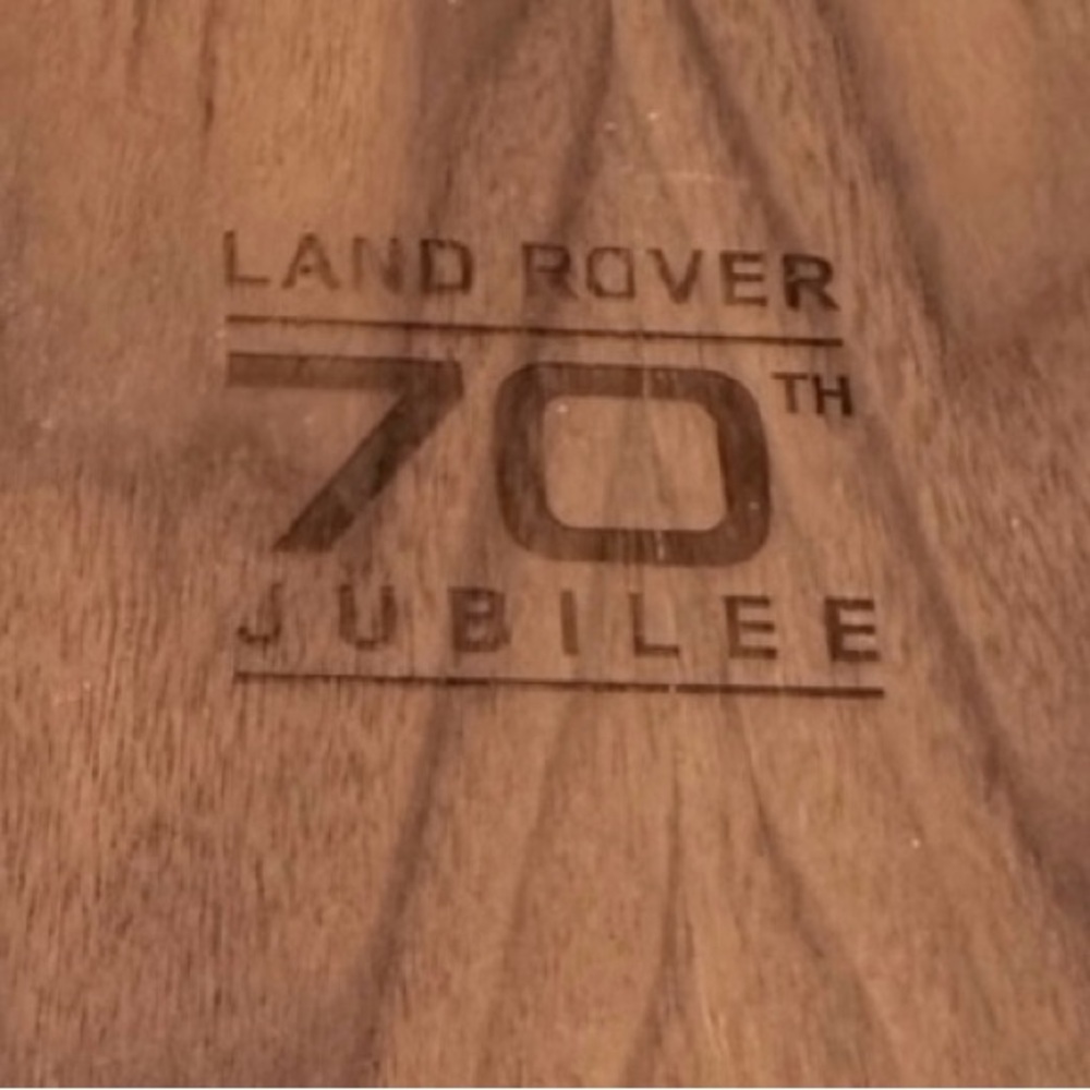 Land Rover 70th Jubilee Woodchuck notebook,